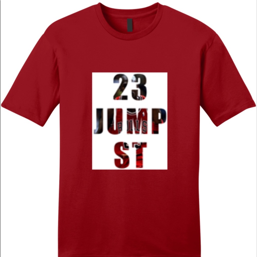 Michael Jordan design shirt.   (price not 100!)